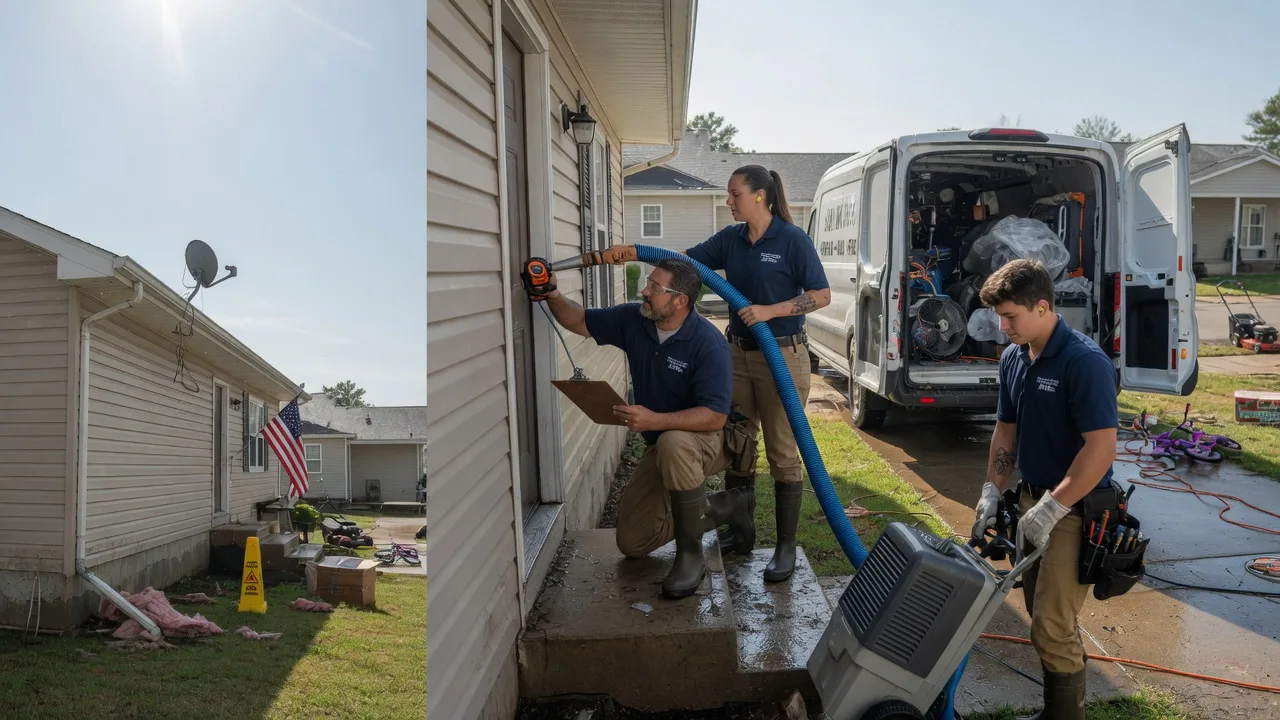 Ceiling Water Damage Restoration in Sangerville, ME near me